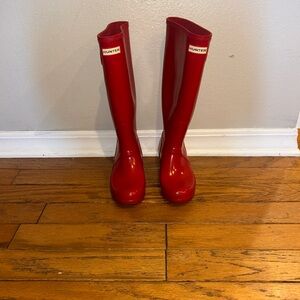 Hunter Classic Red Rain Boots